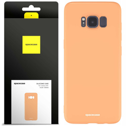 Etui silikonowe Spacecase Silicone Case do Galaxy S8+ pomarańczowe