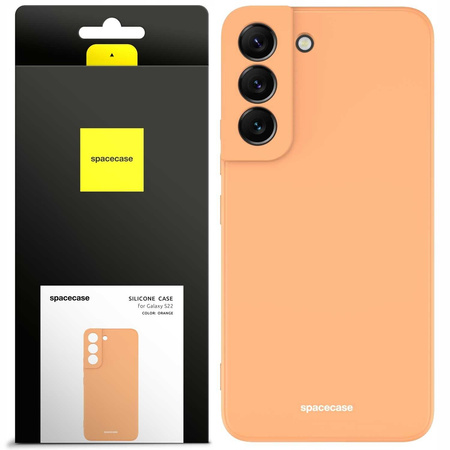 Spacecase Silicone Case Galaxy S22 orange