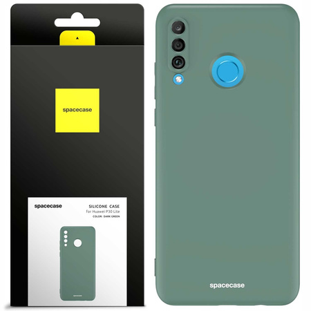 Spacecase Silicone Case Huawei P30 Lite dark green