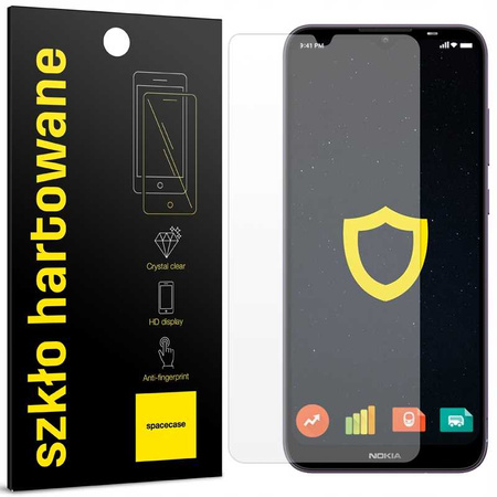 Szkło hartowane Spacecase Glass 2.5D do Nokia C10/C20