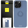 Etui Spacecase Silicone Ring do iPhone 15 Pro Max niebieskie