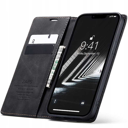 Spacecase Wallet iPhone 14 Plus black