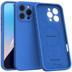 Spacecase Silicone Mag iPhone 16 Pro Max blue