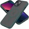 Etui Spacecase Hybrid Mag do iPhone 13 ciemno zielone
