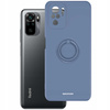 Etui Spacecase Silicone Ring do Redmi Note 10/10s niebieskie