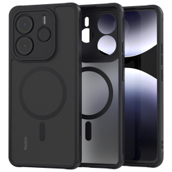 Etui Spacecase Hybrid Mag do Redmi Note 14 4G czarne