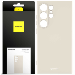 Etui silikonowe Spacecase Silicone Case do Galaxy S24 Ultra kremowe