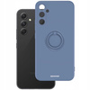 Etui Spacecase Silicone Ring do Galaxy A54 5G niebieskie