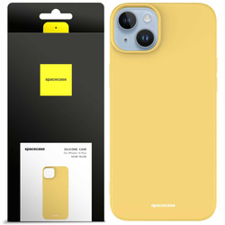 Spacecase Silicone Case iPhone 14 Plus yellow
