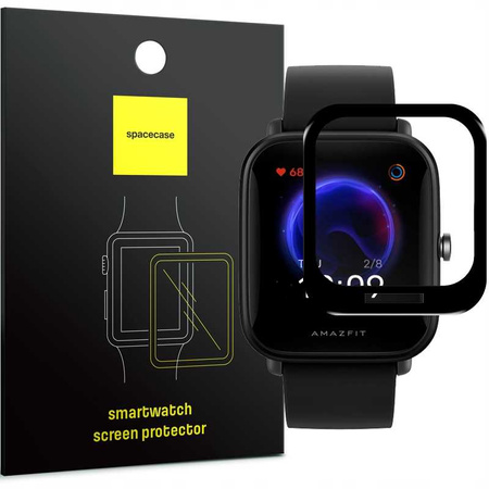 Szkło hybrydowe Spacecase Hybrid Glass do Amazfit BIP U Pro