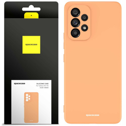 Etui silikonowe Spacecase Silicone Case do Galaxy A53 5G pomarańczowe