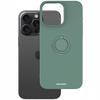 Etui Spacecase Silicone Ring do iPhone 15 Pro Max ciemno zielone