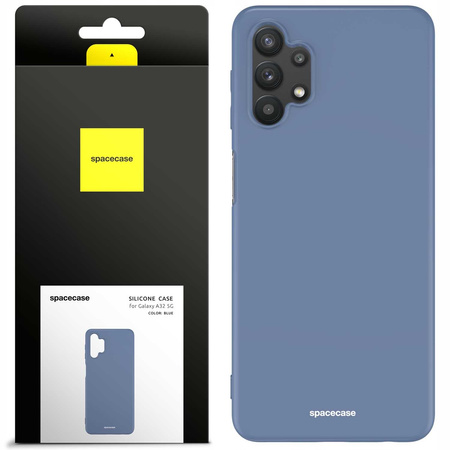 Etui silikonowe Spacecase Silicone Case do Galaxy A32 5G niebieskie