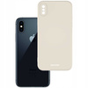 Etui silikonowe Spacecase Silicone Case do iPhone XS Max kremowe