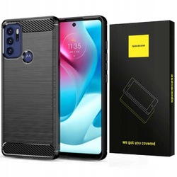 Spacecase Carbon Moto G60s czarny
