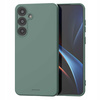 Etui silikonowe Spacecase Silicone Case do Galaxy S25+ ciemno zielone