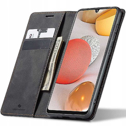 Etui z klapką Spacecase Wallet do Galaxy A42 5G czarne