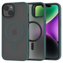 SPACECASE Hybrid Magsafe iPhone 14 dark green