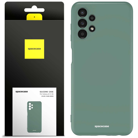 Spacecase Silicone Case Galaxy A13 4G dark green