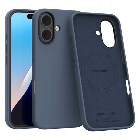 Spacecase Pure Mag iPhone 16 dark blue