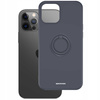 Etui Spacecase Silicone Ring do iPhone 12 Pro Max czarne