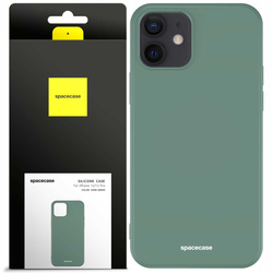 Spacecase Silicone Case iPhone 12/12 Pro dark green