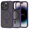 Etui Spacecase Hybrid Mag do iPhone 14 Pro fioletowe