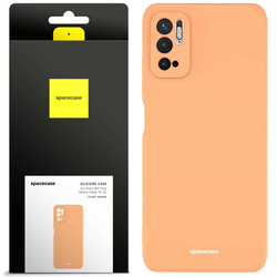 Etui silikonowe Spacecase Silicone Case do Poco M3 Pro/Note 10 5G pomarańczowe