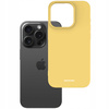 Spacecase Silicone Case iPhone 15 Pro yellow