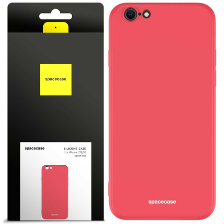 Spacecase Silicone Case iPhone 7/8/SE red