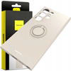 Etui Spacecase Silicone Ring do Galaxy S24 Ultra kremowe