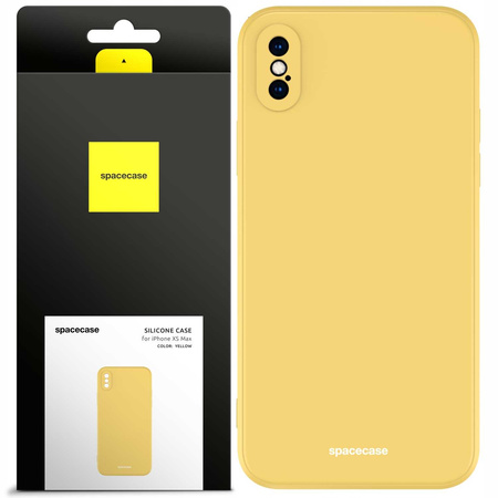 Spacecase Silicone Case iPhone XS Max yellow