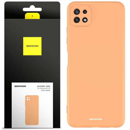 Spacecase Silicone Case Galaxy A22 5G orange