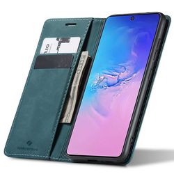 Etui z klapką Spacecase Wallet do Galaxy S10 Lite niebieskie
