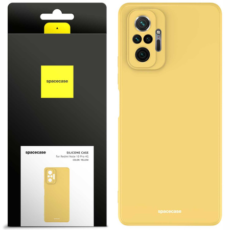 Spacecase Silicone Case Redmi Note 10 Pro yellow