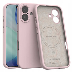 Spacecase Silicone Mag iPhone 17 baby pink