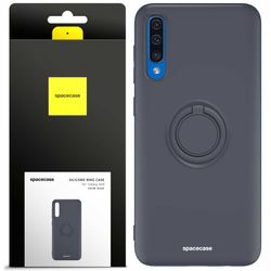Etui Spacecase Silicone Ring do Galaxy A50 czarne