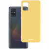 Spacecase Silicone Case Galaxy A71 yellow