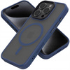 Etui Spacecase Hybrid Mag do iPhone 15 Pro granatowe