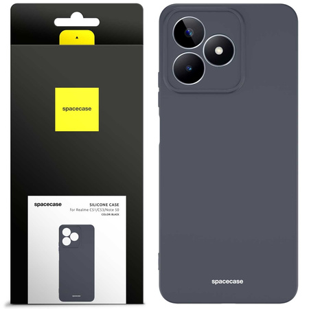 Spacecase Silicone Case Realme C51/C53/Note 50 black