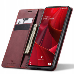 Etui z klapką Spacecase Wallet do Galaxy S20 FE czerwone