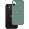 Spacecase Silicone Ring iPhone 11 dark green