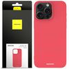 Spacecase Silicone Case iPhone 15 Pro Max red