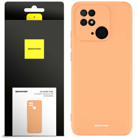 Spacecase Silicone Case Redmi 10C/Poco C40 orange