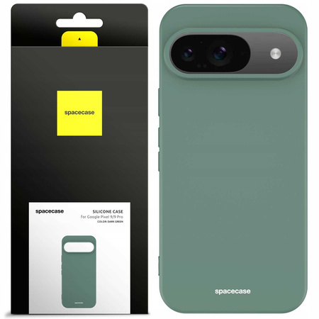 Spacecase Silicone Case Google Pixel 9/9 Pro dark green