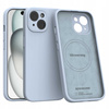 Spacecase Silicone Mag iPhone 15 baby blue
