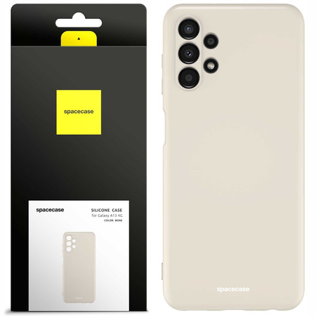 Spacecase Silicone Case Galaxy A13 4G bone