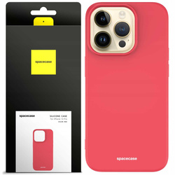 Spacecase Silicone Case iPhone 14 Pro Max red