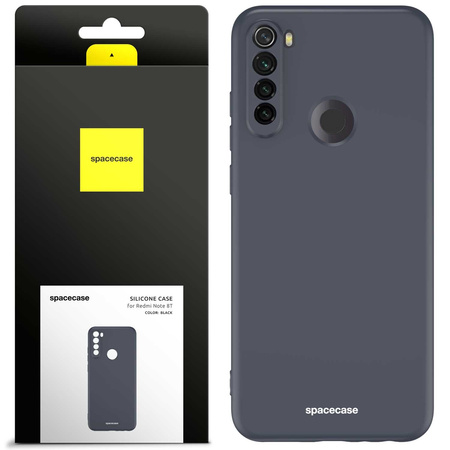 Etui silikonowe Spacecase Silicone Case do Redmi Note 8T czarne