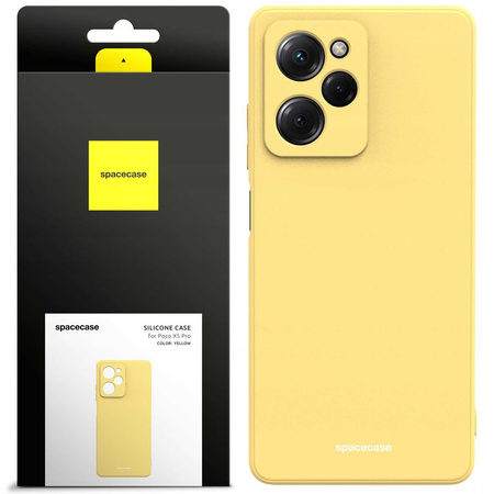 Spacecase Silicone Case Poco X5 Pro 5G yellow